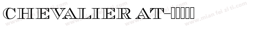 chevalier at字体转换